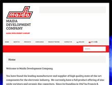 Tablet Screenshot of maida.com
