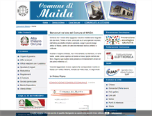 Tablet Screenshot of comune.maida.cz.it